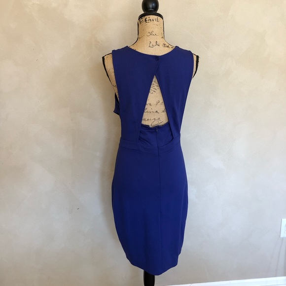 NWT Cupcakes and Cashmere solid crossover bodice dress - Picture 5 of 6